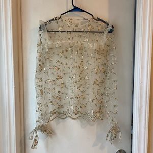 Need Supply Valerie Embroidered Floral Top